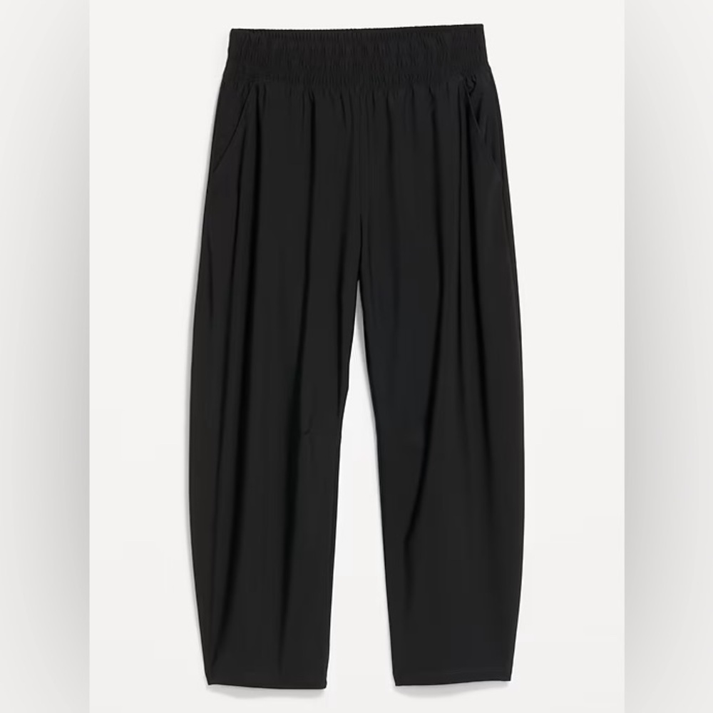 NWT! Old Navy High-Waisted SleekTech Barrel Ankle Pants 🏸 - Picture 6 of 6